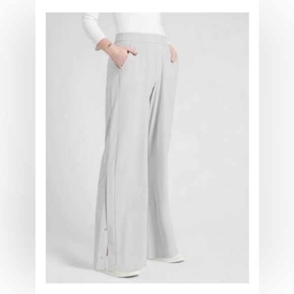 Athleta Pants - Athleta | Gramercy Track Trouser Pant | Tern Grey | Size 8